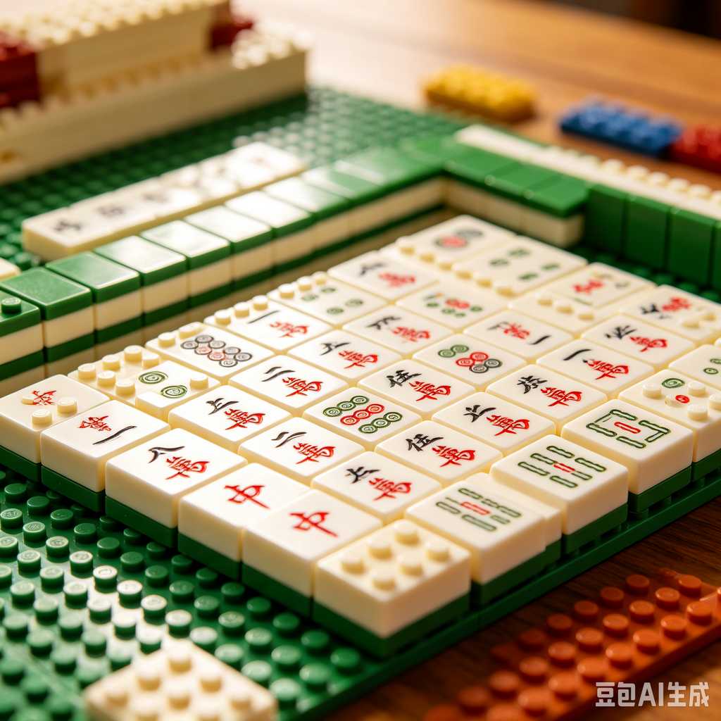 small portable mahjong set